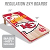 image:imageYouTheFan NFL 2 x 4 Professional Wood Cornhole GameTeam Colors
