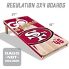 image:imageYouTheFan NFL 2 x 4 Professional Wood Cornhole GameTeam Colors