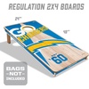 image:imageYouTheFan NFL 2 x 4 Professional Wood Cornhole GameTeam Colors