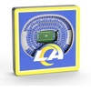 image:imageYouTheFan NFL NFL 3D StadiumView MagnetTeam Colors