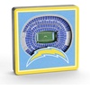image:imageYouTheFan NFL NFL 3D StadiumView MagnetTeam Colors