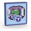 image:imageYouTheFan NFL NFL 3D StadiumView MagnetTeam Colors