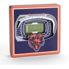 image:imageYouTheFan NFL NFL 3D StadiumView MagnetTeam Colors