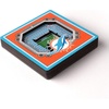 image:imageYouTheFan NFL NFL 3D StadiumView MagnetTeam Colors