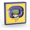 image:imageYouTheFan NFL NFL 3D StadiumView MagnetTeam Colors