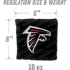 image:imageYouTheFanCornhole Bags  4PKAtlanta Falcons  Black