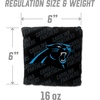 image:imageYouTheFanCornhole Bags  4PKCarolina Panthers  Black
