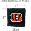 image:imageYouTheFanCornhole Bags  4PKCincinnati Bengals  Black