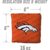 image:imageYouTheFanCornhole Bags  4PKDenver Broncos  Orange
