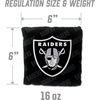 image:imageYouTheFanCornhole Bags  4PKLas Vegas Raiders  Black