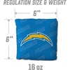 image:imageYouTheFanCornhole Bags  4PKLos Angeles Chargers  Blue
