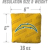 image:imageYouTheFanCornhole Bags  4PKLos Angeles Chargers  Yellow