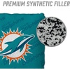 image:imageYouTheFanCornhole Bags  4PKMiami Dolphins  Teal