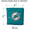 image:imageYouTheFanCornhole Bags  4PKMiami Dolphins  Teal