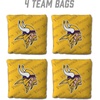 image:imageYouTheFanCornhole Bags  4PKMinnesota Vikings  Yellow
