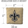 image:imageYouTheFanCornhole Bags  4PKNew Orleans Saints  Gold