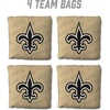 image:imageYouTheFanCornhole Bags  4PKNew Orleans Saints  Gold