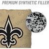 image:imageYouTheFanCornhole Bags  4PKNew Orleans Saints  Gold