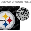 image:imageYouTheFanCornhole Bags  4PKPittsburgh Steelers  Black