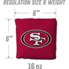 image:imageYouTheFanCornhole Bags  4PKSan Francisco 49ers  Red
