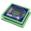 image:imageYouTheFan NFL Arizona Cardinals 3D StadiumView Coasters  State Farm StadiumSeattle Seahawks