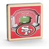 image:imageYouTheFan NFL NFL 3D StadiumView MagnetTeam Colors