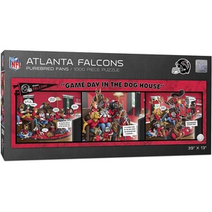 image:imageYouTheFan NFL Game Day in The Dog House  1000pc PuzzleAtlanta Falcons