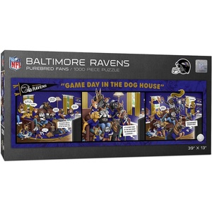 image:imageYouTheFan NFL Game Day in The Dog House  1000pc PuzzleBaltimore Ravens