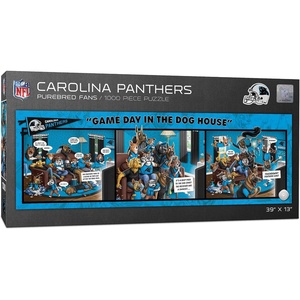image:imageYouTheFan NFL Game Day in The Dog House  1000pc PuzzleCarolina Panthers