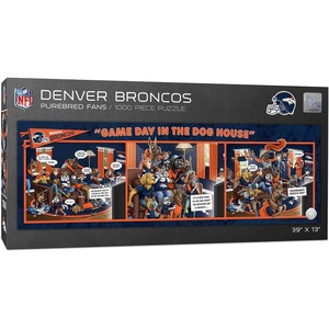 image:imageYouTheFan NFL Game Day in The Dog House  1000pc PuzzleDenver Broncos