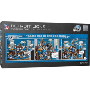 image:imageYouTheFan NFL Game Day in The Dog House  1000pc PuzzleDetroit Lions