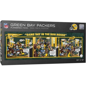 image:imageYouTheFan NFL Game Day in The Dog House  1000pc PuzzleGreen Bay Packers