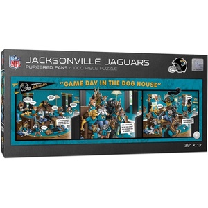 image:imageYouTheFan NFL Game Day in The Dog House  1000pc PuzzleJacksonville Jaguars