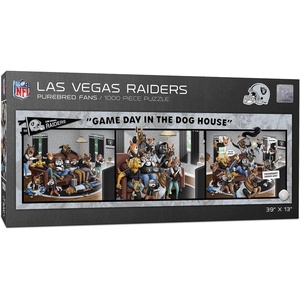 image:imageYouTheFan NFL Game Day in The Dog House  1000pc PuzzleLas Vegas Raiders