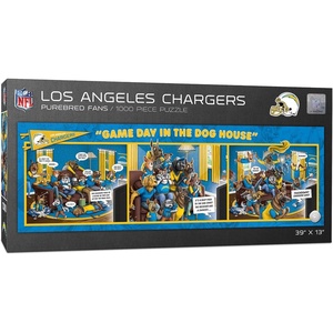 image:imageYouTheFan NFL Game Day in The Dog House  1000pc PuzzleLos Angeles Chargers