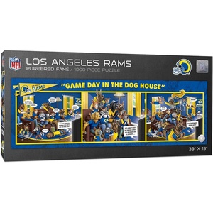 image:imageYouTheFan NFL Game Day in The Dog House  1000pc PuzzleLos Angeles Rams