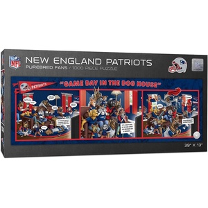 image:imageYouTheFan NFL Game Day in The Dog House  1000pc PuzzleNew England Patriots