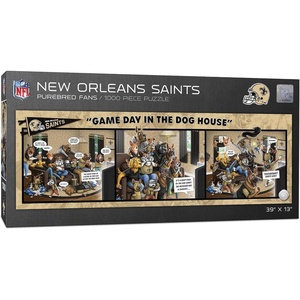 image:imageYouTheFan NFL Game Day in The Dog House  1000pc PuzzleNew Orleans Saints