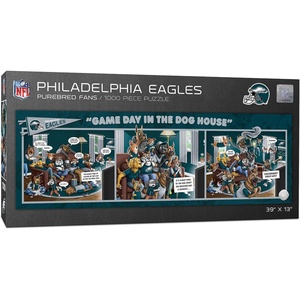 image:imageYouTheFan NFL Game Day in The Dog House  1000pc PuzzlePhiladelphia Eagles