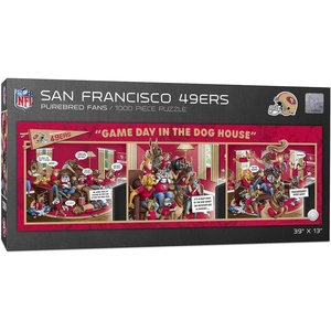 image:imageYouTheFan NFL Game Day in The Dog House  1000pc PuzzleSan Francisco 49ers