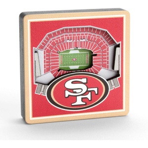 image:imageYouTheFan NFL NFL 3D StadiumView MagnetTeam Colors