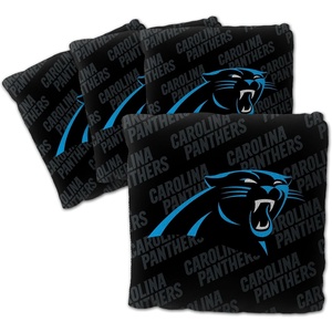 image:imageYouTheFanCornhole Bags  4PKCarolina Panthers  Black