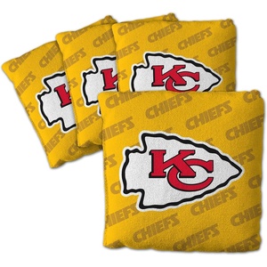 image:imageYouTheFanCornhole Bags  4PKKansas City Chiefs  Yellow