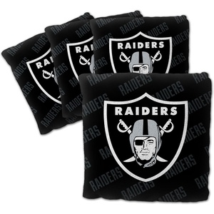 image:imageYouTheFanCornhole Bags  4PKLas Vegas Raiders  Black