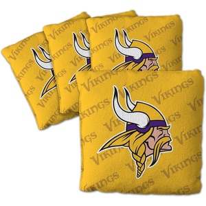 image:imageYouTheFanCornhole Bags  4PKMinnesota Vikings  Yellow