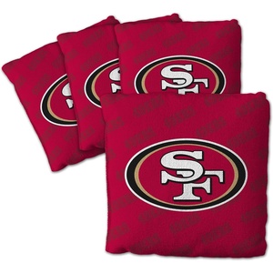 image:imageYouTheFanCornhole Bags  4PKSan Francisco 49ers  Red