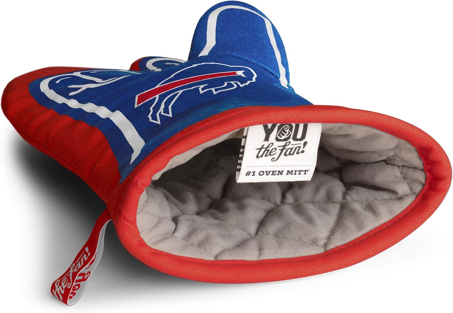 image:imageYouTheFan NFL OfficiallyLicensed Oven Mitt  Heat Resistant 100 Cotton Patented Design Great for Indoors or Outdoors on the Grill  Official Team Colors and LogoBuffalo Bills
