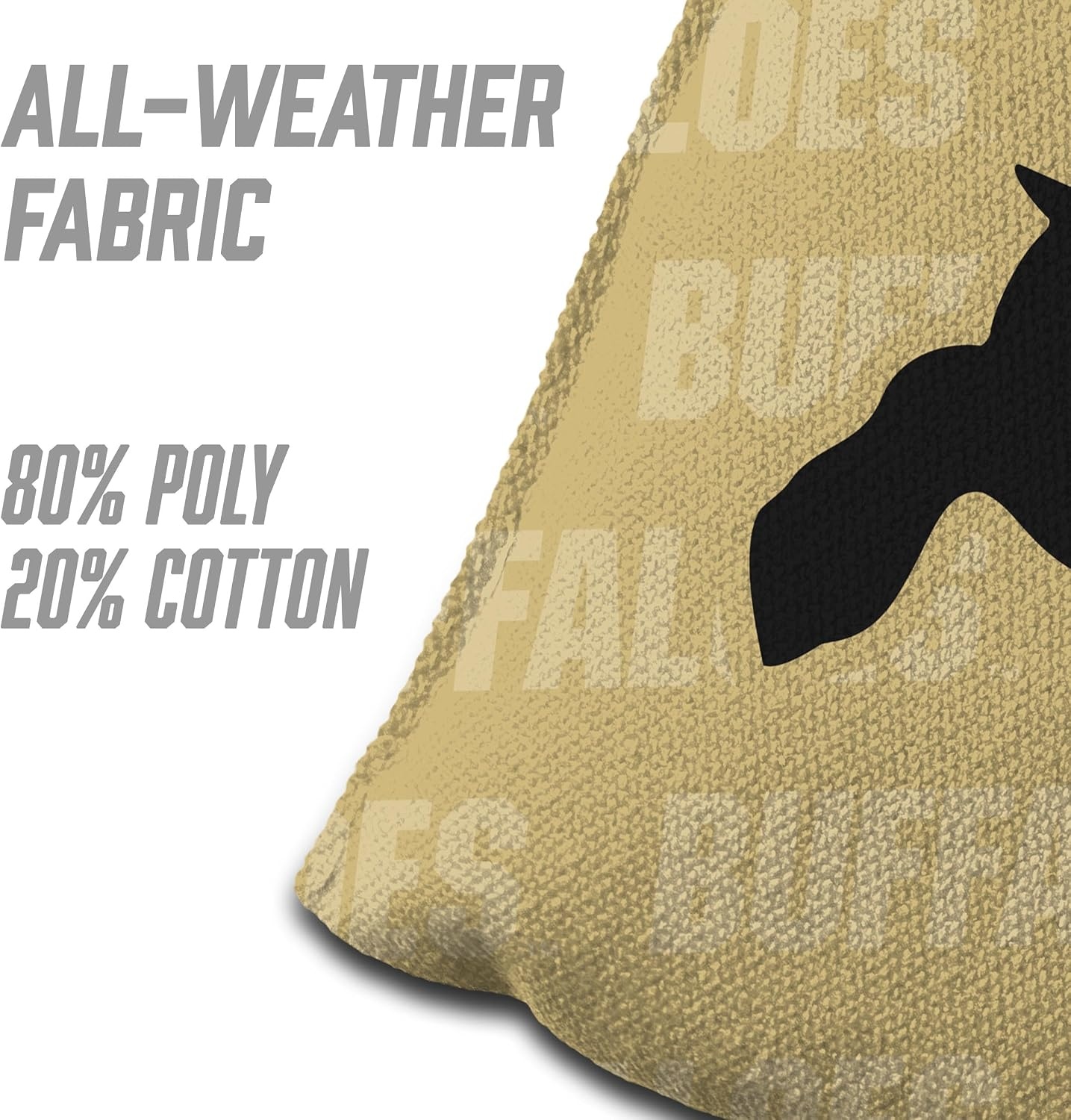 image:imageYouTheFan OfficiallyLicensed NCAA Set of 4 Cornhole Bags  All Weather Regulation 6 x 6 Size  16oz Weight  Designed in USAColorado Buffaloes  Gold