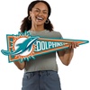 image:imageYouTheFan NFL 3D Wall Pennant precisioncrafted unique shape made of multiple layers readytohang officially licensed and stylish addition for ultimate team fanMiami Dolphins