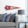 image:imageYouTheFan NFL 3D Wall Pennant precisioncrafted unique shape made of multiple layers readytohang officially licensed and stylish addition for ultimate team fanSan Francisco 49ers